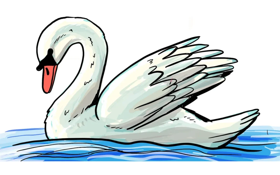 So zeichnest du einen Schwan – Vögel malen