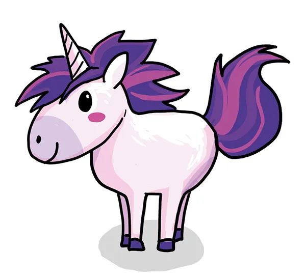 So zeichnest du ein Einhorn